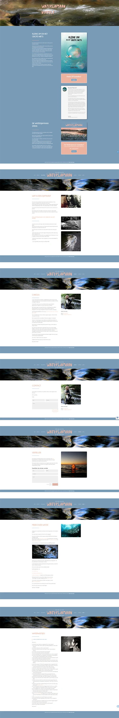 Watersjamaan Schermafbeelding van de website Watersjamaan