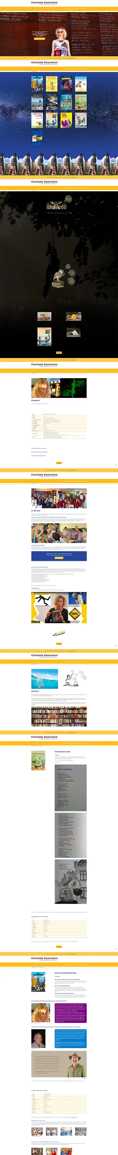 Charlotte Doornhein Schermafbeelding van de website Charlotte Doornhein