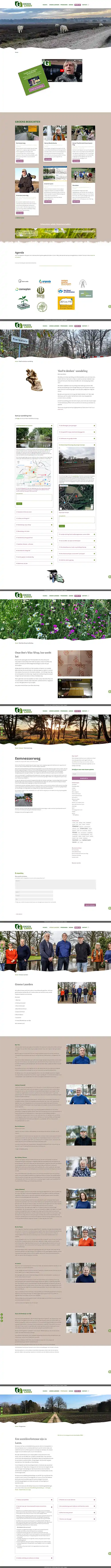 Groen Laren Schermafbeelding van de website Groen Laren