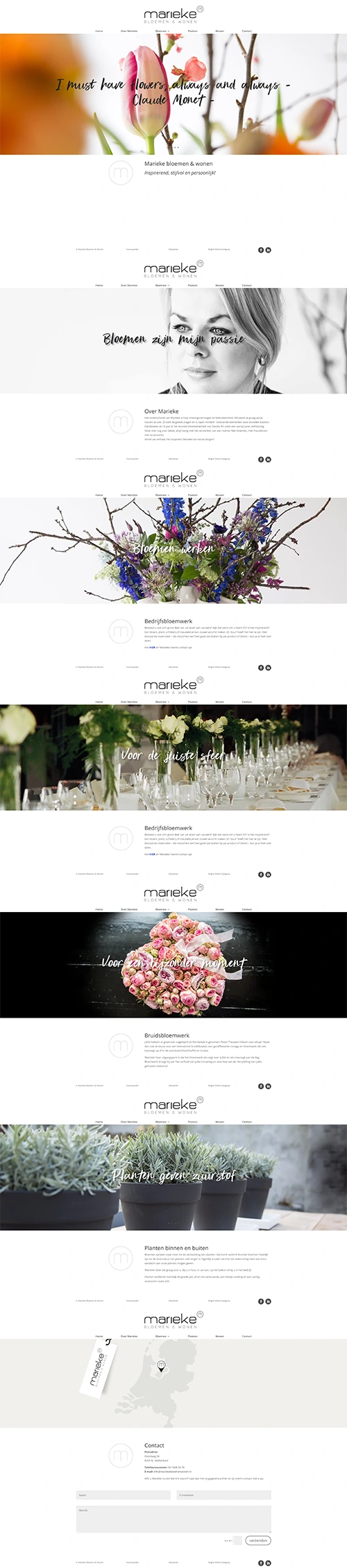 Marieke Schermafbeelding van de website Marieke