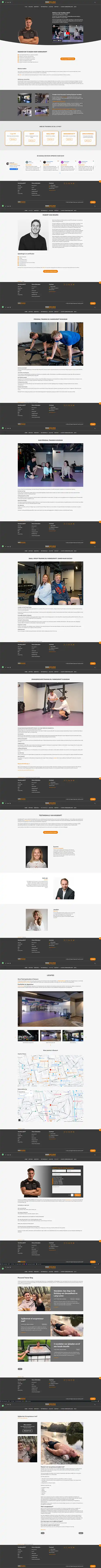 Van Mourik PT Schermafbeelding van de website Van Mourik PT