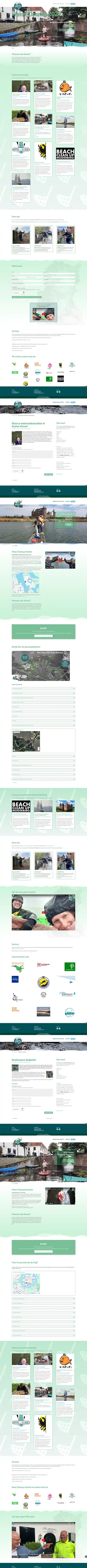 Water Clean Up Schermafbeelding van de website Water Clean Up
